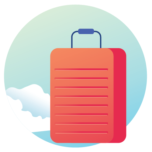 EasyQuote Logo with Suitcase